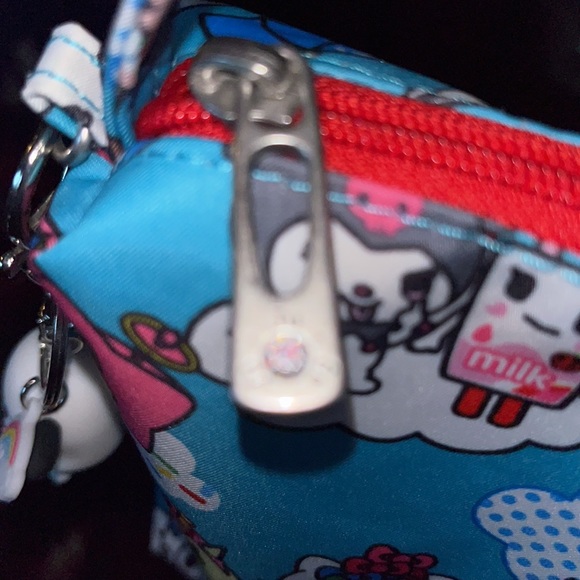Tokidoki for hellosanrio by Ju x Ju x Be Bop Rainbow Cloud Zipped Baguette. RARE - Picture 5 of 9